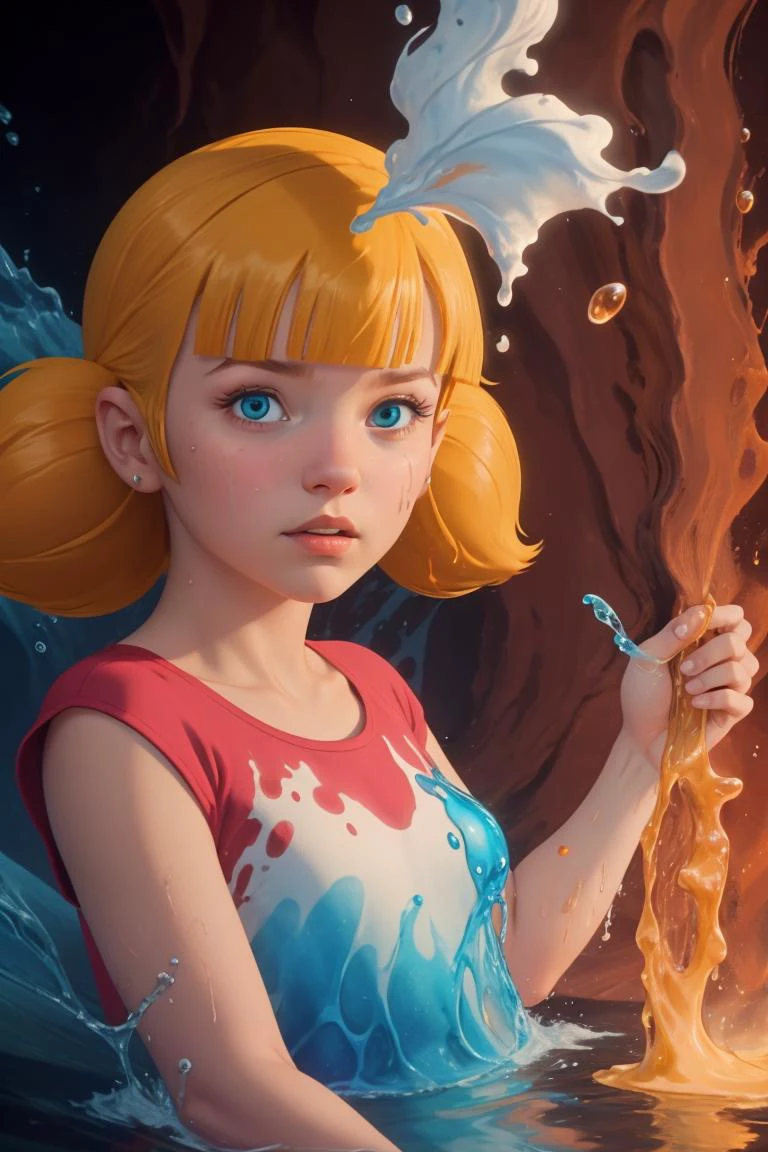 penny, , blonde hair, twintails, blunt bangs, blue eyes, penny in an alberto seveso art, colourful, water ink, ink water, ink cloud, red shirt, alberto seveso art, loose painting style, intricate detail, cinematic lighting, octane render, 8k render, volumetric lighting, by alberto seveso, full body, ethereal, dank cave, allure, sensation
<lora:Penny:0.8>