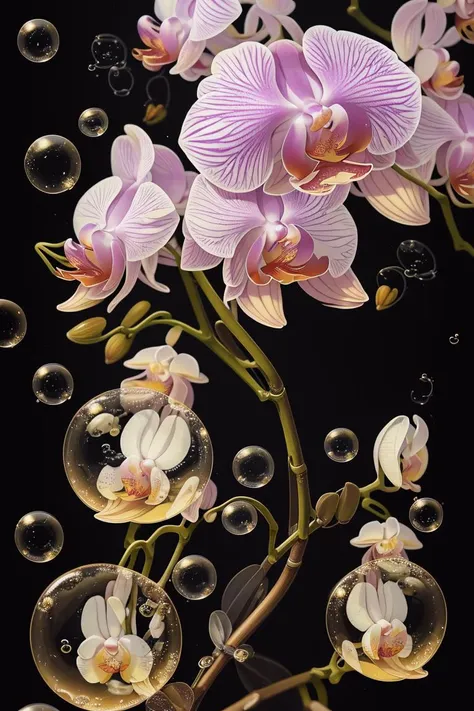 a wireframe diagram (high quality:1.2), (best quality:1.2), (masterpiece:1.2), official art, official wallpaper, surreal, (detailed intervenor, detailed Caramelized Bubbles, orchid:1.2) (detailed:1.05), (extremely detailed:1.06), sharp focus, (intricate:1.03), (extremely intricate:1.04), (black background:1.1), beautiful face,