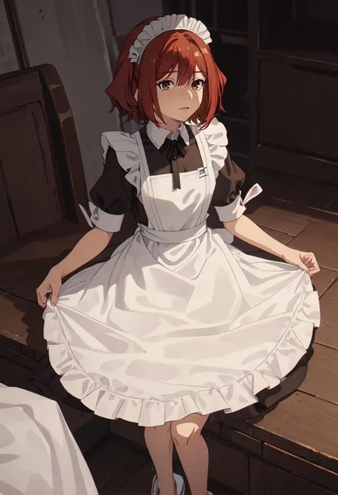 best quality, masterpiece, highres, solo, (kanne_sousounofrieren:1.10), (maid:1.40), (long maid dress:1.15), anime_style, 18 <lora:kanne_sousounofrieren:0.80>