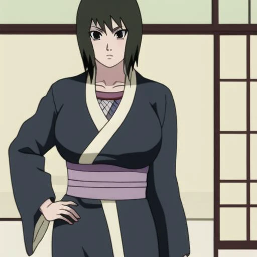 <lora:Shizune_Naruto:0.7>, Shizune_Naruto, japanese_clothes, breasts