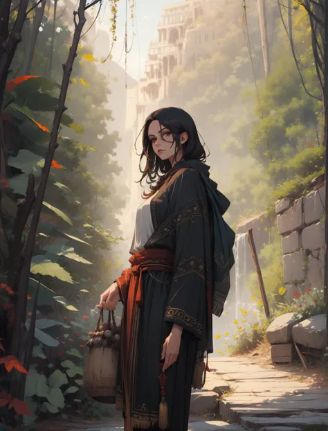 solo, (full body:0.6), looking at viewer, detailed background, detailed face, (<lora:CulturePunkBundle:0.4>, fairytaleai, fairytale theme:1.1) aggressive jungle fighter, green tribal clothing, warpaint, tribal markings, leaves, tropical climate, fighting stance, bushes, poisonous plants, exotic, jungle in background, snake in background, cinematic atmosphere,
 <lora:snowlight:1>,