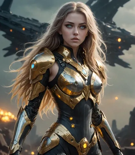 mentixis girl wearing cybernetic armor, beautiful face, beautiful detailed eyes, golden eyes, piercing, looking at viewer, long hair, barer midriff, beautiful detailed legs, battle stance, spaceship bridge, dark background, blurred background, trending on artstation, looking at viewer <lora:mentixis:1> Goth girl 1girl <lora:Goth_girl-v2S:0.8> makeup