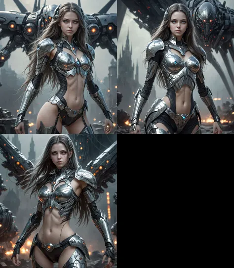 mentixis girl wearing cybernetic armor, beautiful face, beautiful detailed eyes, grey eyes, piercing, looking at viewer, long hair, barer midriff, beautiful detailed legs, battle stance, spaceship bridge, dark background, blurred background, trending on artstation, looking at viewer <lora:mentixis:1> Goth girl 1girl <lora:Goth_girl-v2S:0.8>
