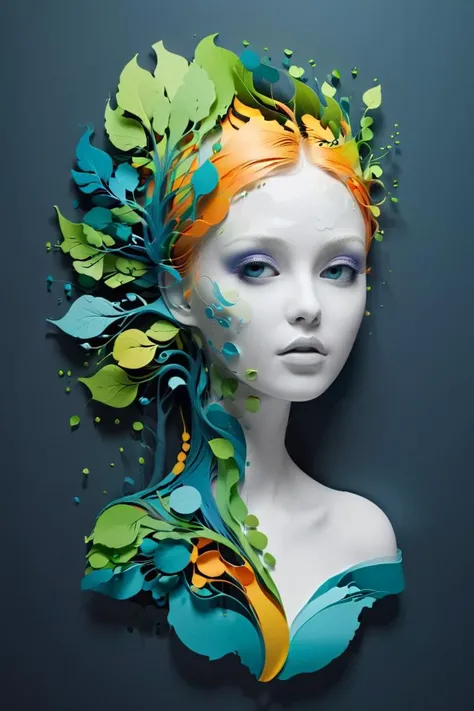Beautiful caucasian woman The best artwork of Eiko Ojala, sticker, 2d cute, fantasy, dreamy, vector illustration, 2d flat, centered, by Tim Burton, professional, sleek, modern, minimalist, graphic, line art, vector graphics <lora:xl_more_art-full_v1:1> <lora:mentixis:1.1> mentixis, metix,