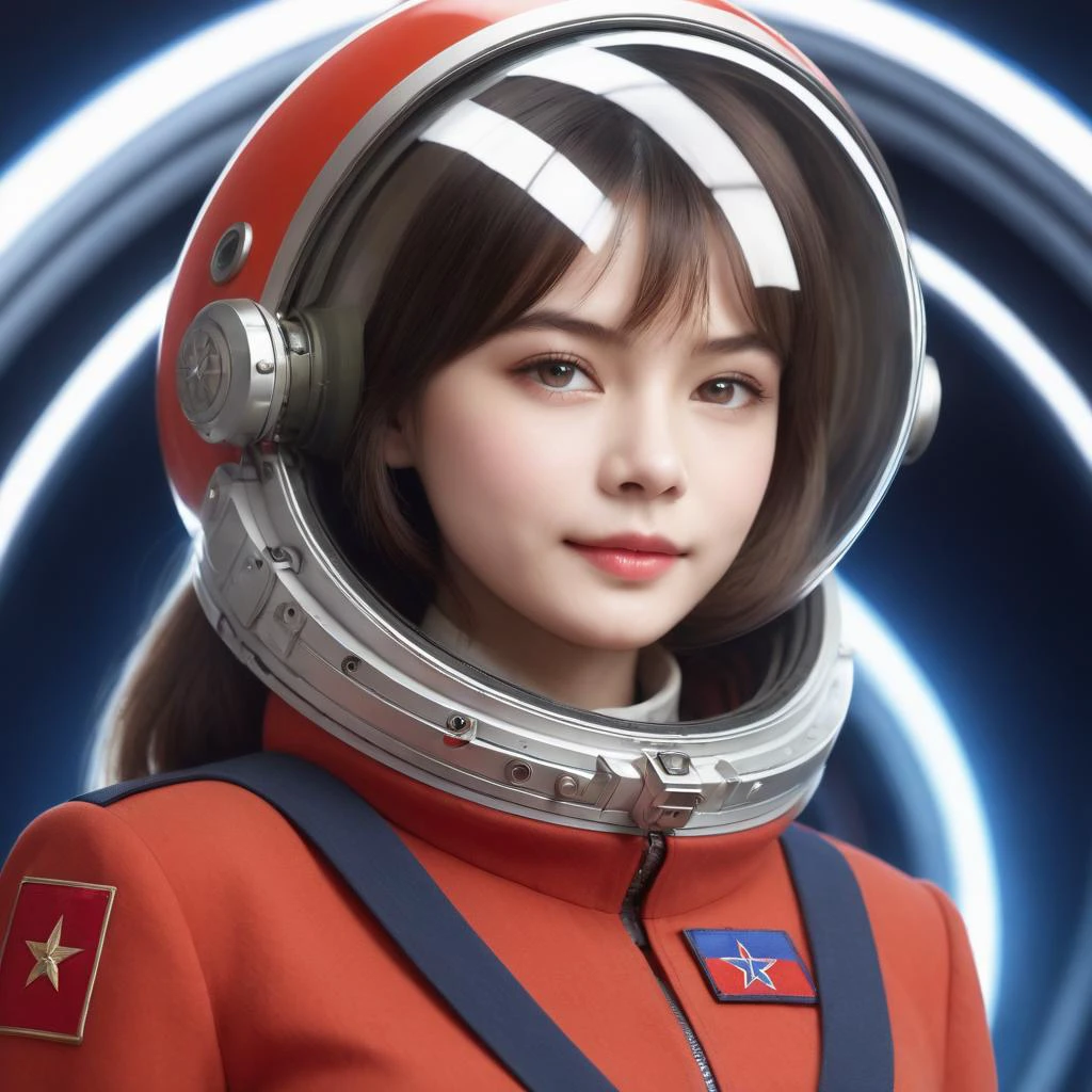 <lora:SDXL 50Soviet Military uniform-000003:0.1>
1girl,solo,Soviet Military uniform, spacecraft, space station, space,
best quality, high quality, highres, masterpiece,