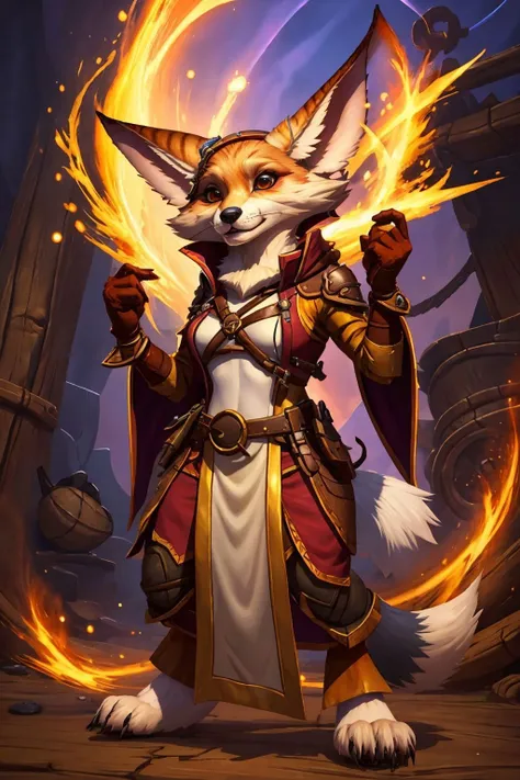 masterpiece, best quality, vulpera, 1girl <lora:Vulpera_v1:1>