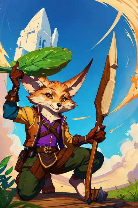 masterpiece, best quality, vulpera, 1boy <lora:Vulpera_v1:1>