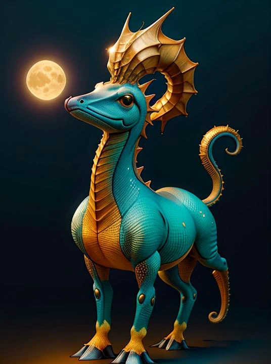 cat seahorse shapeshifter, humanoid fursona by Peter Mohrbacher and Louis Wain, furaffinity, trending on artstation