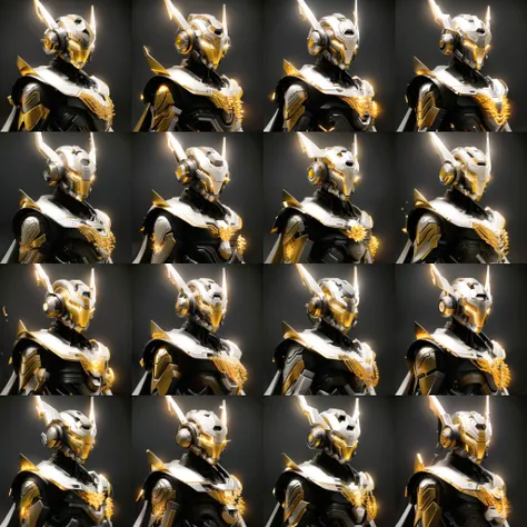 simple background, black background, robot, armor, <lora:mechaMjstyle_v10:1>, looking at viewer,
