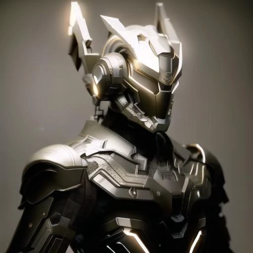 simple background, black background, robot, ((black armor)), <lora:mechaMjstyle_v10:1>, looking at viewer,