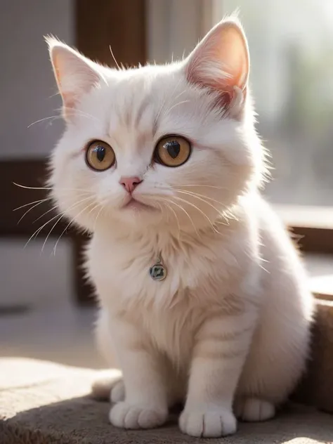 anime style, a cartoon cat, cute