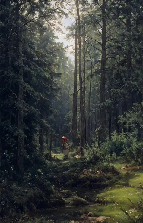 Shishkin landscape希施金风景油画