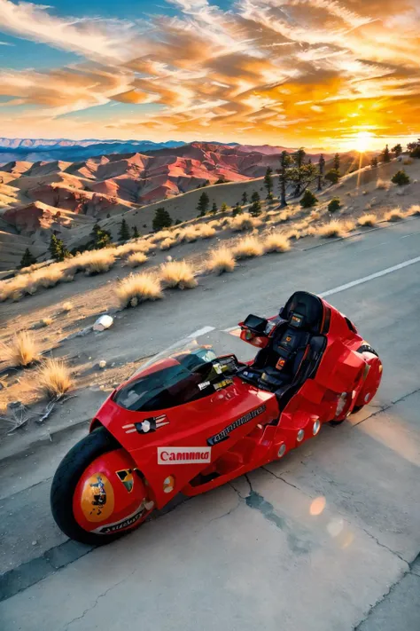 <lora:AkiraSBK_v3-000010:1> masterpiece, photorealistic highly detailed 8k Panning Shot of a Vibrant Sunset, best cinematic quality, volumetric lighting, beautiful woman on krsbk, side view, full of busy people in Ancient Bristlecone Pine Forests