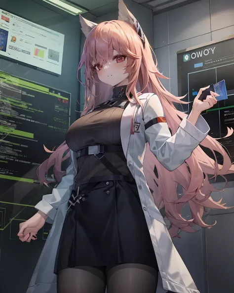 (extremely detailed CG unity 8k wallpaper),(masterpiece), (best quality), (ultra-detailed), (best illustration),(best shadow), cowboy shot,
,BREAK
persicaria, lab coat
<lora:(p)Persicaria:1>