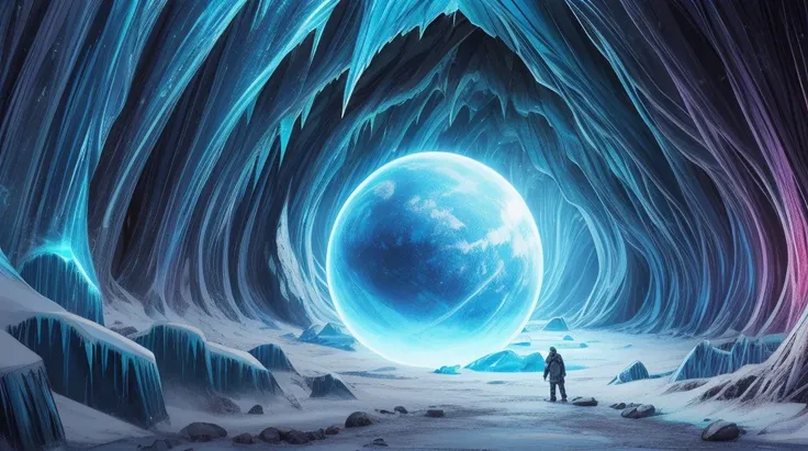 ( <lora:UraniumTech:0.6> radiation scifi transparent hazardous uraniumtech-theme:1.1)-scifi-Comic-Illustration-by-Richard M .-Powers BREAK wide-angle-wide-shot-of-Frozen-Planet-Ice-Caverns-Planet-of-vast-ice-caverns-frozen-waterfalls-and-frosty-chambers. BREAK <lora:detail_slider_v4:1> (sharp:1.2)-(detailed:1.2)-( HD :1.2)-( HDR :1.2)-(8K:1.2)-(best-quality:1.2)-(best-resolution:1.2)-maximalist-(masterpiece:1.2)-rough-lines-by-pencil-and-ink-crosshatching