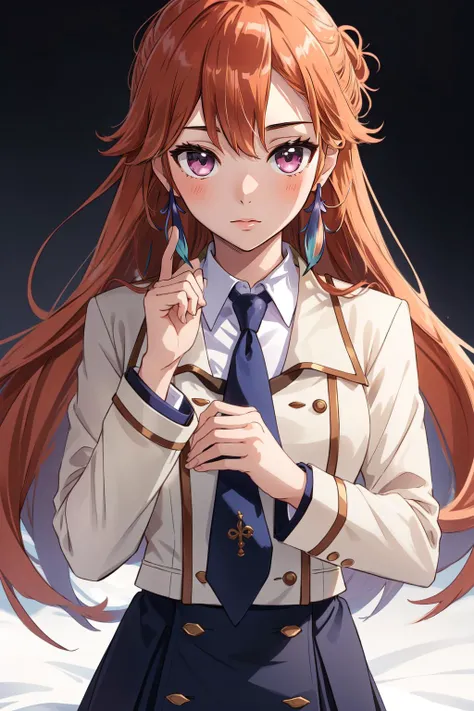 (masterpiece, best quality), intricate details,
1girl, <lora:Kiara-LoCon32V2:0.8> tenchou,
<lora:shirleytest:0.8> ashford academy school uniform, buttons, long sleeves, necktie, school uniform,,