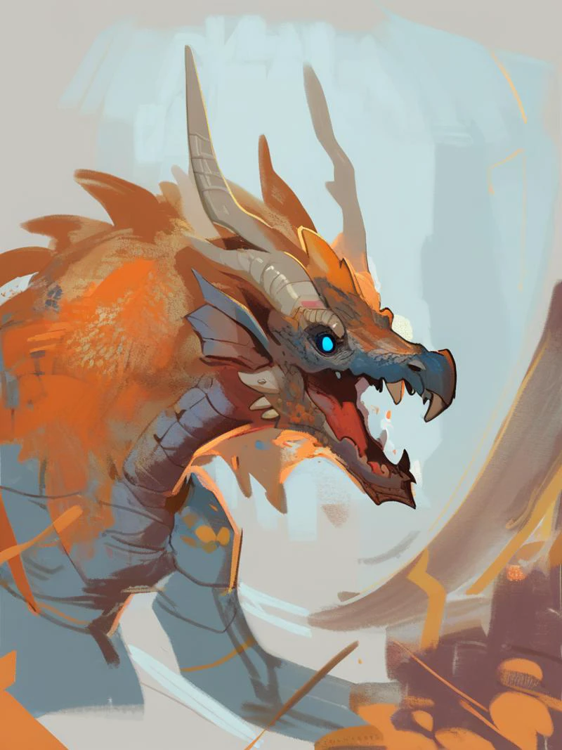 the Dragon is a dragon, fantasy creature[[:, sketch:0.3]::0.6]
 score_8_up <lora:Silly Dark Fantasy:1>