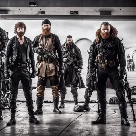 Wars, (KristoferHivJu:0.5) a photo of (BlackOpsLadies:1.2) backdrop (Airlock:1.4)