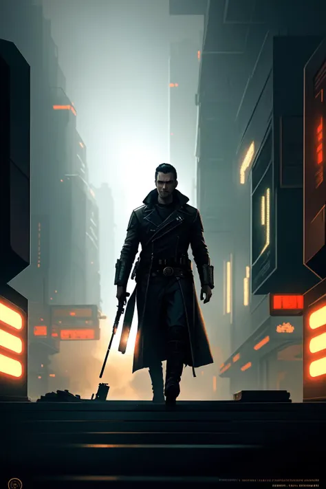a highly detailed epic cinematic concept art CG render digital painting artwork scene: retrofuturistic 1990s cyberpunk steampunk emitting smoke. By Greg Rutkowski, Ilya Kuvshinov, WLOP, Stanley Artgerm Lau, Ruan Jia and Fenghua Zhong, trending on ArtStation, made in Maya, Blender and Photoshop, octane render, excellent composition, cinematic dystopian brutalist atmosphere, dynamic dramatic cinematic lighting, aesthetic, (very inspirational:0.5), arthouse a