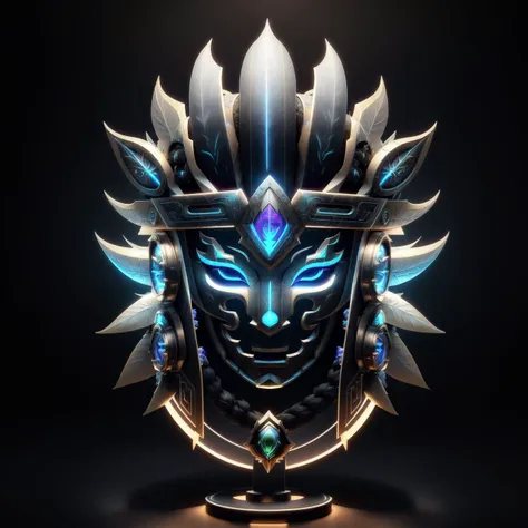 Storm Headdress Mask . concept. pedestal. 3D. dramatic lighting, 3D, simple black BG.
epic realistic, hyperdetailed, cycles render, caustics, artstation, hyper realistic, detailed, photography, volumetric, ultra detailed, intricate detail, 32k, super resolution, Cinematic Lighting, Accent Lighting, Global Illumination
<lora:RPG-pedestal:0.7>