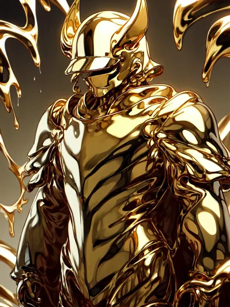 best quality,<lora:add_detail:0.25>, (1boy, solo), <lora:concept_goodHands:1>,
<lora:style_liquidGold_(LQDGOD):1>, LQDGOD, LQDGOD armor, dripping liquid gold, LQDGOD helmet, cowboy shot
