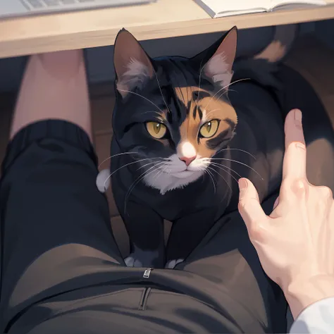 cat <lora:undtoral:1.2>, (animal:1.2),(no_humans:1.4), track pants,