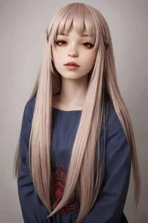 GIRLS CHILDREN, BLONDES WITH VERY LONG STRAIGHT GOTHIC HAIR, PURPLE BACKGROUND., BACKGROUND OF CROSSES. PRAYING WITH FIRE CANDLES IN HAND.