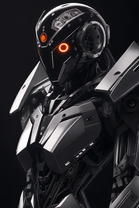 1 robot, organic, orange triangle glowing eyes, cyberhelmet, long hair, white plastic, diffuse lighting, fantasy, intricate, elegant, highly detailed, lifelike, photorealistic, smooth, sharp focus, art by John Collier and Albert Aublet and Krenz Cushart and Artem Demura, wires, tubes, dark room, dim light
<lora:cyberhelmetv0.7:0.25>, <lora:LowRA_v20:0.45>, (photorealistic:1.5),