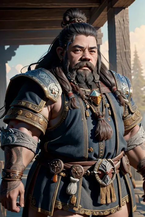 (masterpiece, best quality), intricate details, full torso, 3/4 view, low angle, 1non-binary, ((dwarf)), red skin, dramatic lighting, perfect lighting, perfect shading, volumetric lighting, subsurface scattering, intricate, detailed, (photorealistic) <lyco:locon_perfecteyes_v1_from_v1_64_32:0.3>, <lyco:delicate_armor_V2:0.3> <lora:improve_backgrounds:0.3>