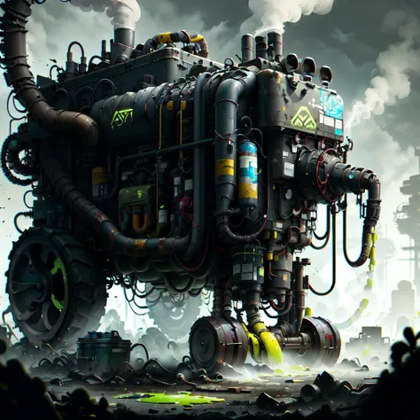 <lora:ToxicPunkAI:.9> ToxicPunkAI vacuum cleaner , detailed, intricate