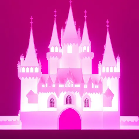 <lora:DarkBright128weightpruned:1> white pink pretty castle, bright lighting, high contrast, pastel color