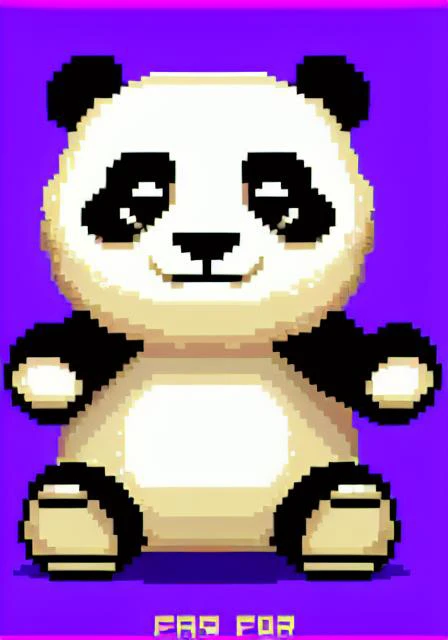 cute panda, nqartst style