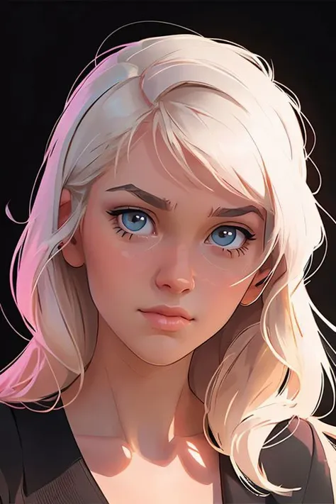 pastel art by DEN_IDG_style, traditional media portrait of DEN_Mariya_A,
(headshot:1.2) portrait on a (plain black background:1.2), (headshot:1.2), (face focus:1.1), (facing the camera:1.2), Head in the centre, (eye contact:1.3), (intense stare:1.1), mouth open, (facing straightforward:1.2), (forward facing:1.1), Head, face, Head focus, Head tilted down, looking slightly up at the camera,
masterpiece, intricate, immaculate, detailed, high detail, ultra detailed, 8k,