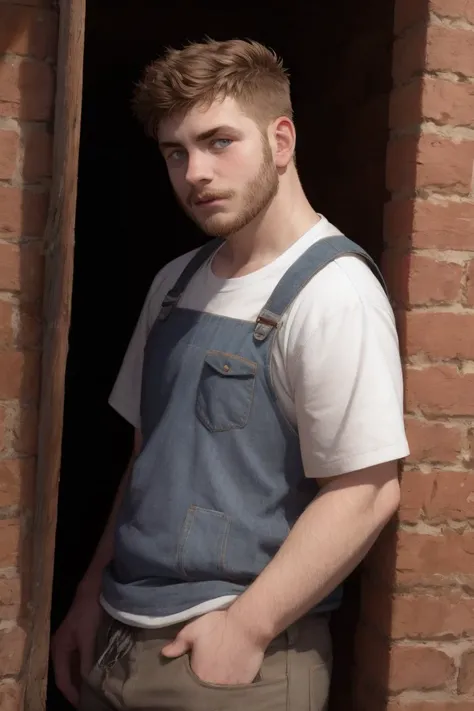 Redneck young man, bully, short,