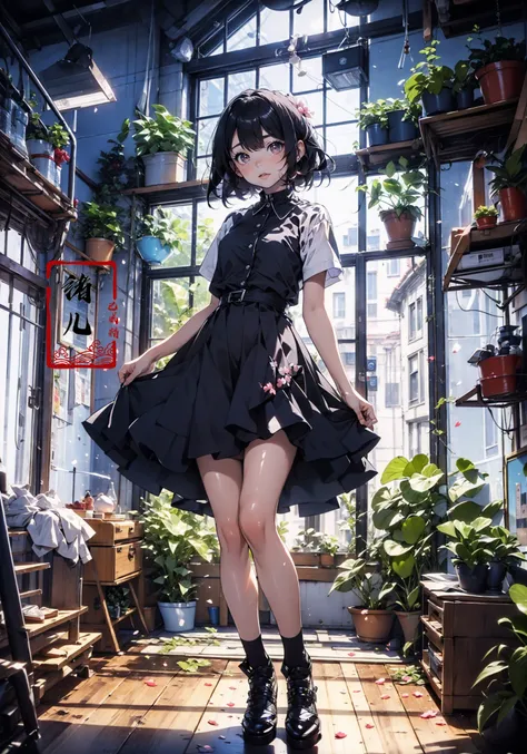 (masterpiece, top quality, best quality, official art, beautiful and aesthetic:1.2),(fractal art:1.2) (Scattered petal:1.1)
1girl,  Milky skin, (shiny skin:1.4)silk stockings
<lora:~Q?-3QI\Ys window:0.8>