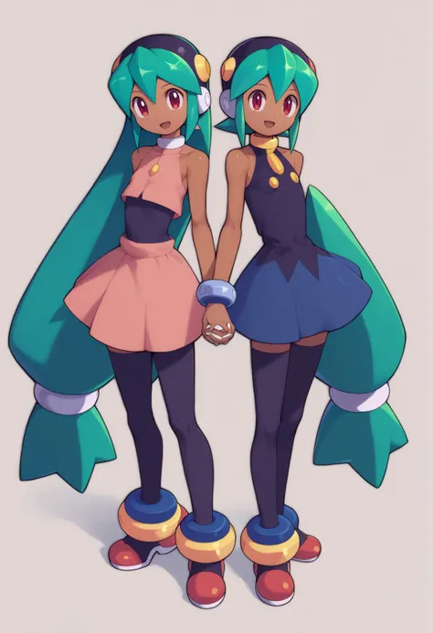 8k quality, high colours, Anthropomorphic girl, blue skin, (green hair), slim body, human face,red eyes, small breasts, green leafs like panties, green leafs like bra, clothes, NOT NAKED, 2 plant tentacles from back, hands on the belt, in a tropical forest, full body, on the lake, tiny hips, plant-based accessories or ornaments, front view,