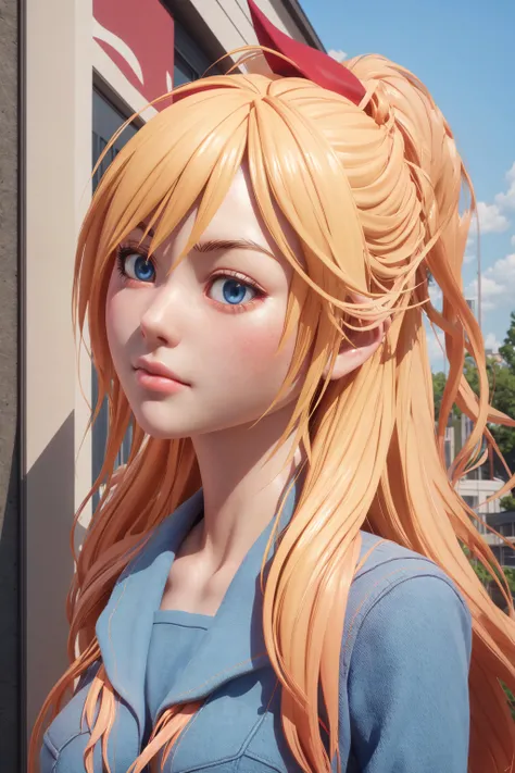 ((best quality)), ((masterpiece)), (detailed), 3DMM, kirisaki chitoge, 3d,realistic, high-quality, 3D realistic works, ultra-high details, 4k, real skin materials, girl, outside, <lora:3DMM_V12:1.0>, <lora:chitoge_v2:0.8>