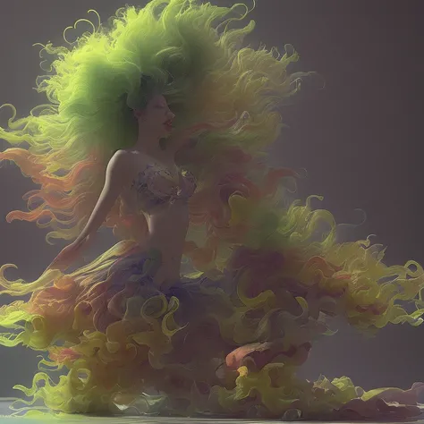 a colorslashh An explosion of colors, hyper realistic ,liquid, a rainbow colorslashh Woman Bird performing at Woodstock 1969, pele by artist tim burton, Cinematic lighting, Unreal Engine 5, Cinematic, Color Grading, Editorial Photography, Photography, Photoshoot, Shot on 70mm lense, Depth of Field, DOF, Tilt Blur, Shutter Speed 1/1000, F/22, White Balance, 32k, Super-Resolution, Megapixel, ProPhoto RGB, VR, tall, epic, artgerm, alex ross, Halfrear Lighting, Backlight, Natural Lighting, Incandescent, Optical Fiber, Moody Lighting, Cinematic Lighting, Studio Lighting, Soft Lighting, Volumetric, Contre-Jour, dark Lighting, Accent Lighting, Global Illumination, Screen Space Global Illumination, Ray Tracing Global Illumination, Red Rim light, cool color grading 45%, Optics, Scattering, Glowing, Shadows, Rough, Shimmering, Ray Tracing Reflections, Lumen Reflections, Screen Space Reflections, Diffraction Grading, Chromatic Aberration, GB Displacement, Scan Lines, Ray Traced, Ray Tracing Ambient Occlusion, Anti-Aliasing, FKAA, TXAA, RTX, SSAO, Shaders, OpenGL-Shaders, GLSL-Shaders, Post Processing, Post-Production, Cel Shading, Tone Mapping, CGI, VFX, SFX, insanely detailed and intricate, hypermaximalist, elegant, hyper realistic, super detailed, dynamic pose, centered, photography --v 4, fractal structure, tangled mandala vortex, hyperdetailed, photorealistic,by Gerardo Dottori and Odilon Redon, octane render, zbrush, art alien, extremely detailed, pastel colors, trending on artstation
