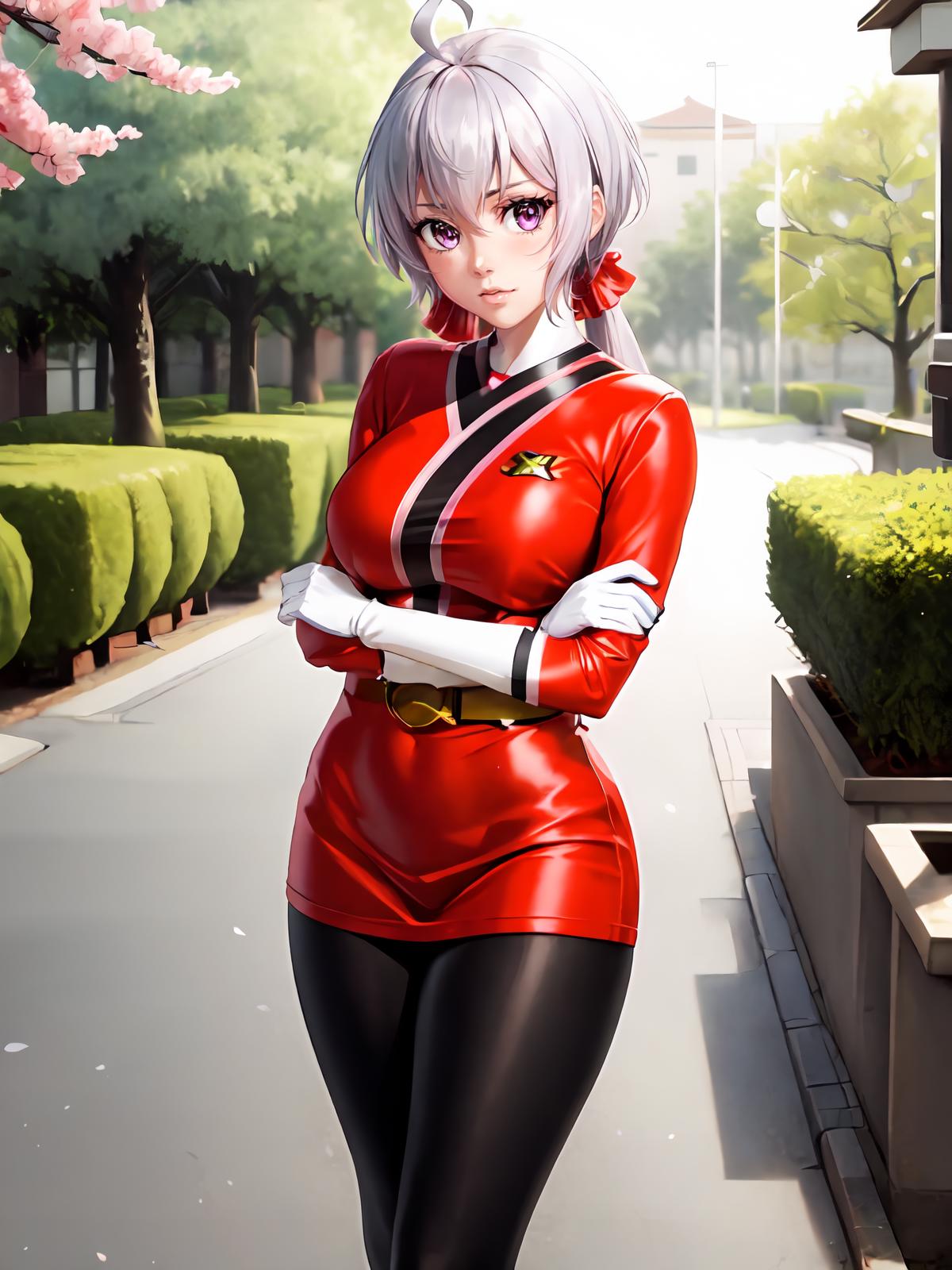 Female Shinken Red - Flexible Suit v1.0