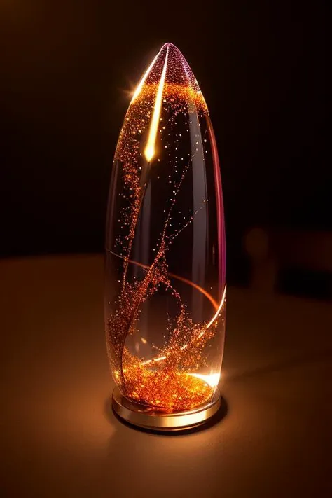 an concept art of alchemic element - Thulite: A pink to reddish gemstone with occasional white or black inclusions. As the magical light cascades over the scene, it accentuates the scene's enchantment, instilling a sense of awe and delight. Every detail sparkles with a touch of the extraordinary, while the background fades into an alluring blur, focusing our gaze solely on the captivating subject., on table, rim lights, digital art, focus on subject, duch angle, clsoe shot, closeup, focus on material and structure, masterpiece, ultrasharp, intricated details