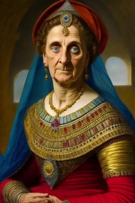Masterpiece, best quality, hi res, 8k, hi res, 8k,  award winning , (sharp focus, intricate, highly detailed) <lora:drowninginexcellence:1> excellence, painting of a simple woman in a humble home