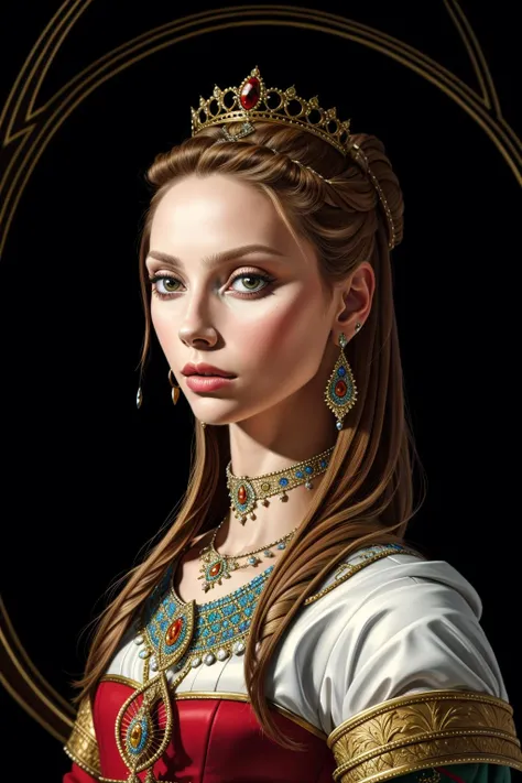 Masterpiece, best quality, hi res, 8k, hi res, 8k, award winning , (sharp focus, intricate, highly detailed) <lora:drowninginexcellence:1> excellence, painting of a dutchess