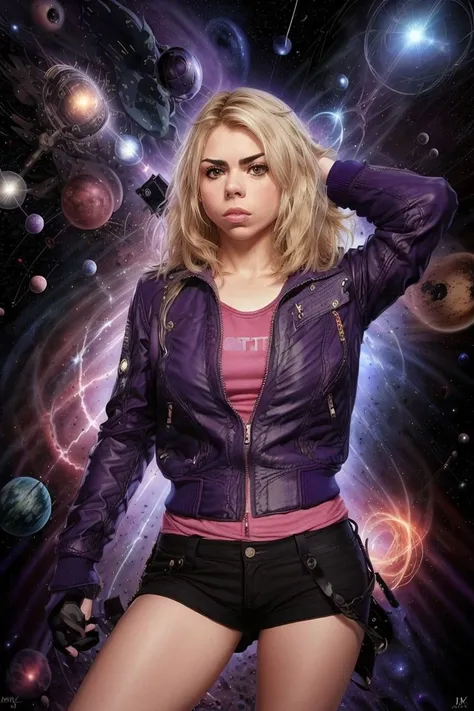 <lora:Rose_Tyler_Doctor_Who:.9> rose_tyler, solo, blonde hair, billie piper, space background, purple jacket, absurd res, very high quality, (best quality:1.2), (masterpiece:1.2), amazing quality, (high resolution:1.2), 8k, hdr, cinematic lighting, volumetric lighting, bloom, detailed shadows, ray tracing, detailed hair, detailed eyes, well known artist