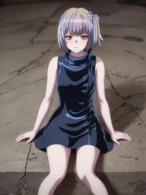 xat, 1girl, ((best quality)), ((masterpiece, illustration, anime screencap)), ((highres)), (extremely detailed), solo, sharp focus, full body, detailed eyes, sitting, cute, solo, (detailed skin, 4k, raw photo, hyperrealistic, hd) <lora:xat:1>