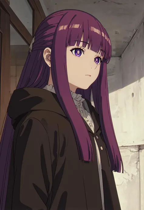(safe:1.10), best quality, masterpiece, highres, solo, (fern_sousounofrieren:1.10), anime_style, 22 <lora:fern_sousounofrieren:0.80>