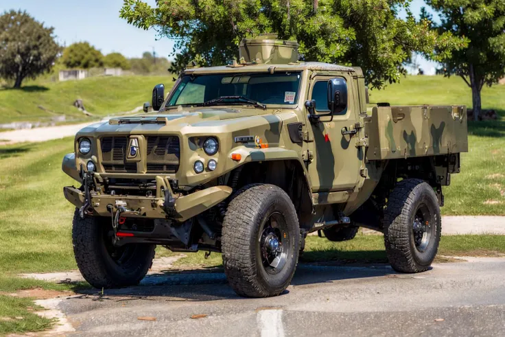 (masterpiece, best quality:1.2), ultra-detailed, woman in sexy army uniform leaning over on truck ArmyCar, (realistic:1.5), <lora:Valencia_v1.1:0.6> <lora:EdobArmyCars_v1.0:0.6>