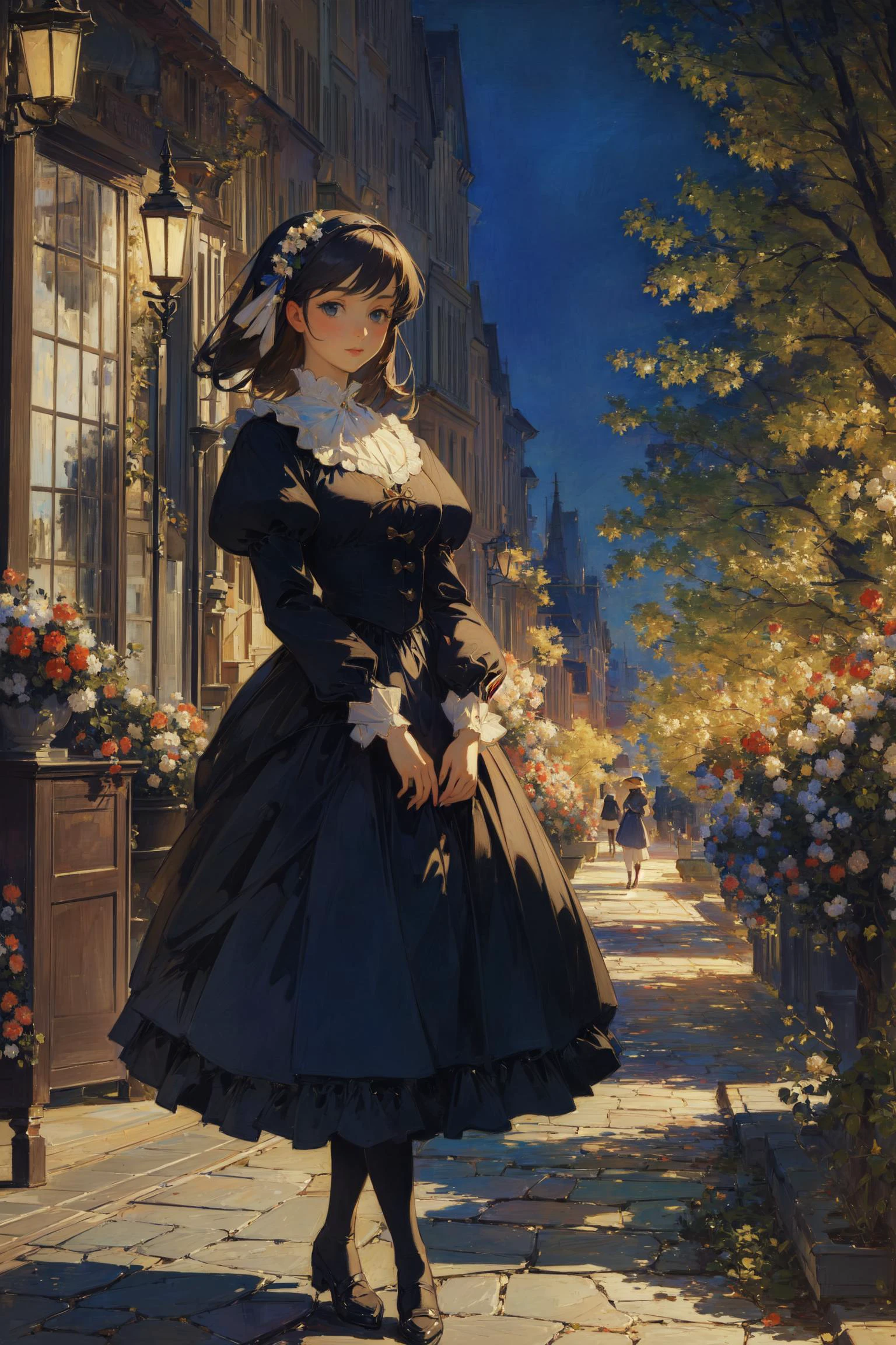 ((high_quality, masterpiece, great artwork)) <lora:Monetstyle_LoRa:1> ,monetstyle, 1girl,