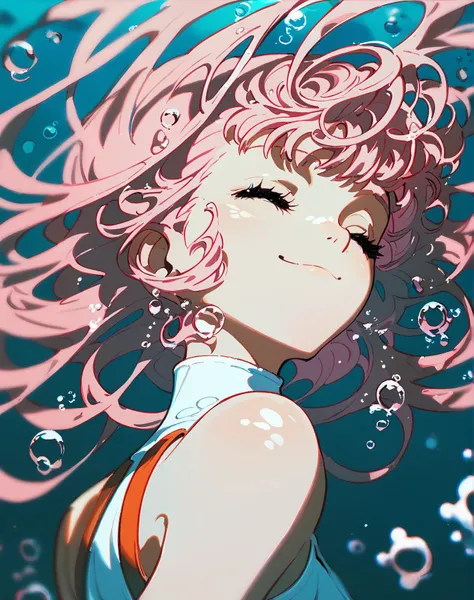 (score_9,score_8_up,score_7_up),<lora:yoneyamaiXL_JS2_lokr_V12:0.9>,  1girl, solo, closed eyes, pink hair, bubble, portrait, closed mouth, air bubble, underwater, water, bangs, blurry, smile, eyelashes