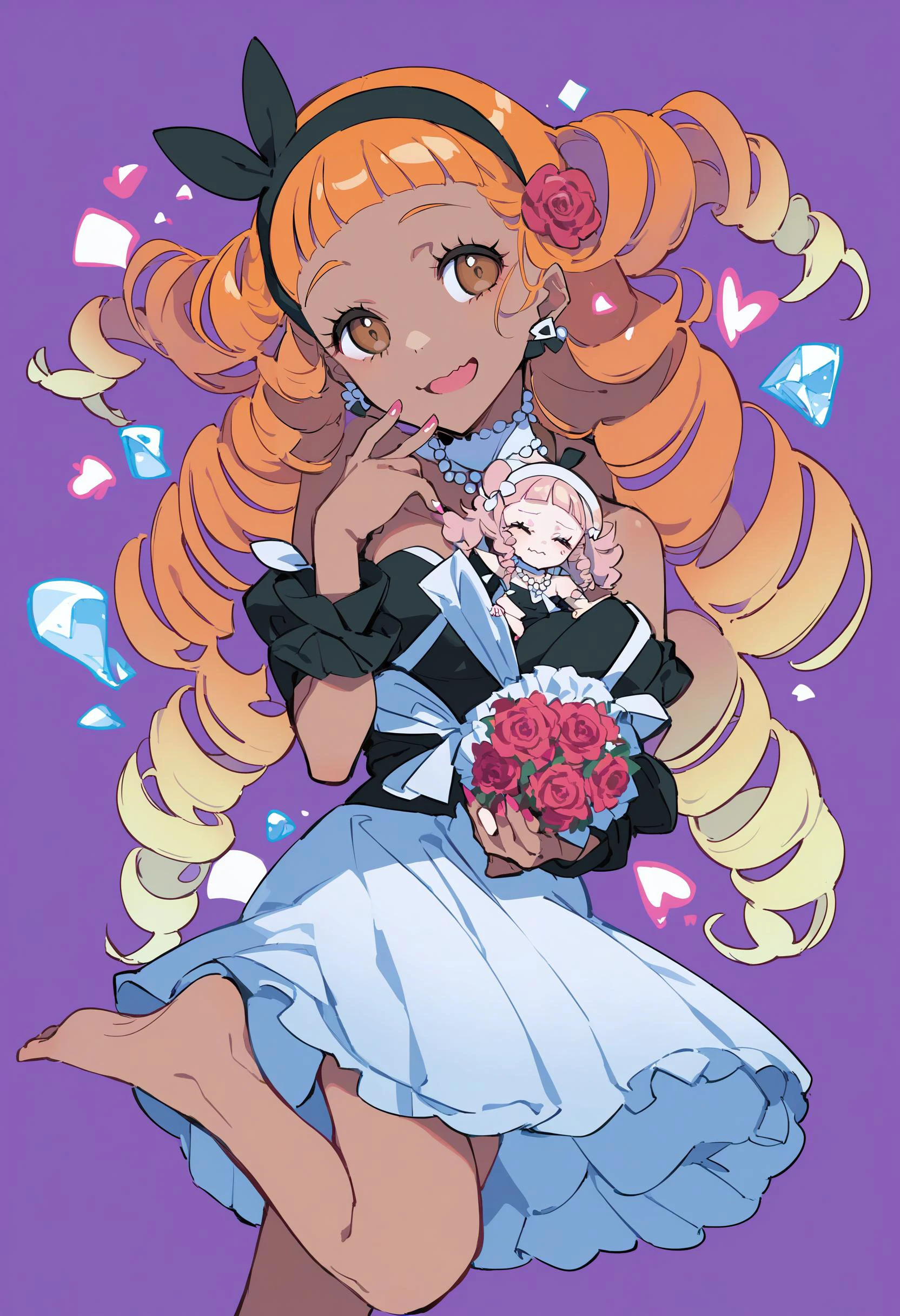 beautiful detailed glow, Floating ice crystals, (ultra-detailed:1.2100000000000002), (illustration:1.2100000000000002), soloï¼girlï¼Dark skinï¼black eyesï¼white hairï¼disheveled hairï¼Loose hairï¼White glossy loose long hairï¼White off shoulder dressï¼barefootï¼, tulip \(pokemon\), jewelry, dark skin, necklace, smile, green eyes, twin drills, flower wreath, holding flower, flower, headband, blue eyes, skirt hold, orange hair, simple background, pearl necklace, looking at viewer, purple background, white dress, pink hair, dress, red flower, drill hair, long dress, rose, dark-skinned female, light blush, chibi, red rose, hair flower, ice wings, closed mouth, blonde hair, black hair, leaf, facial mark, team skull, blunt bangs, eyelashes, jupiter \(pokemon\), holding jewelry, multicolored hair, forehead mark, necktie, gradient hair, chandelure's house, aqua eyes, colored skin, no nose, jewelry box, fire stone, white choker, ice, antennae, twirling, blue dress, fiery hair, white skin, palette swap, hand on own chest, grey hair, holding necklace, pink nails, closed eyes, brown eyes, long hair, blue hair, two-tone hair, two-tone dress, pearl earrings, half-closed eyes, choker, pink flower, pearl hair ornament, beads, long eyelashes, black dress, green hair, orange skin, jasmine \(pokemon\) \(cosplay\), hair ornament, wavy mouth, holding bouquet, holding canis guido female ball, fusion, holding envelope, bare shoulders, black hairband, very long hair \(fond\), envelope, :doll, aqua fire, multiple heads, frilled girl \(meraring\), fa\) \(poki hana excha\) \(prism!!\) \(pokoy sword\), love lail \(maxesta\), wingsinsert\), open mouth, bouquet \(orccha xenamin's sax \(mangayaruo\)
aspect ratio \(psyuecurtain\) \(live cactara the kingataraku rex \(pf snow can\), crown, hairband, headwe towel, hair rings, hand mirror, holding pokemon master hair, pearredeibazper komuro daichi \(pokame!\), wings, boxingvszi record \(humb studentloo cross,
score_9, score_8_up, score_7_up, score_6_up, (masterpiece:1.2100000000000002), (best quality:1.3310000000000004)
<lora:yoneyamaiXL_P6_lokr_V4236:0.95>