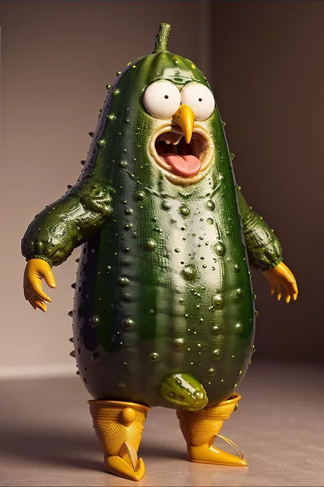 best quality, masterpiece, highres, detailed, perfect anatomy, <lora:Style - add_detail:0.1>, Picklefy, pickle, science experiment, pickle body, pickle with human face, standing with a chicken, photo realistic, sharp focus, 4k, 8k  <lyco:Pickle-fy-10:0.9>